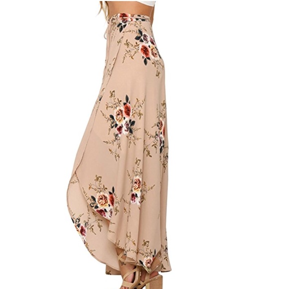 The “ Leila “ Boho Skirt in Tan - Picture 5 of 8